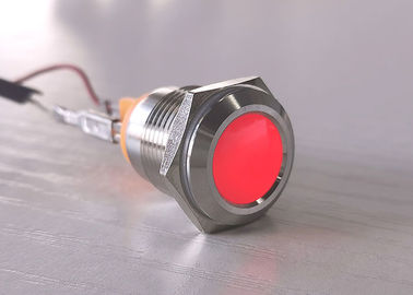 빨간색 파란색 LED 파손 방지 누름단추식 전쟁 스위치 12mm 16mm 금속 LED 표시등 제조업체